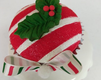 Peppermint Faux Cupcakes