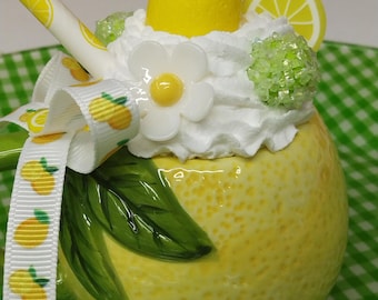 Lemon mini mugs