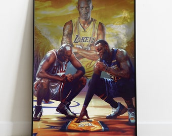 Lebron Kobe Jordan - Etsy