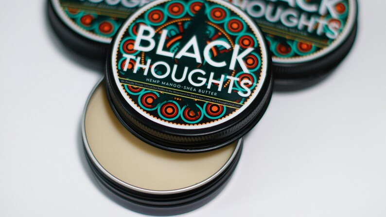 Black Thoughts' Hemp Mango Shea Butter image 2