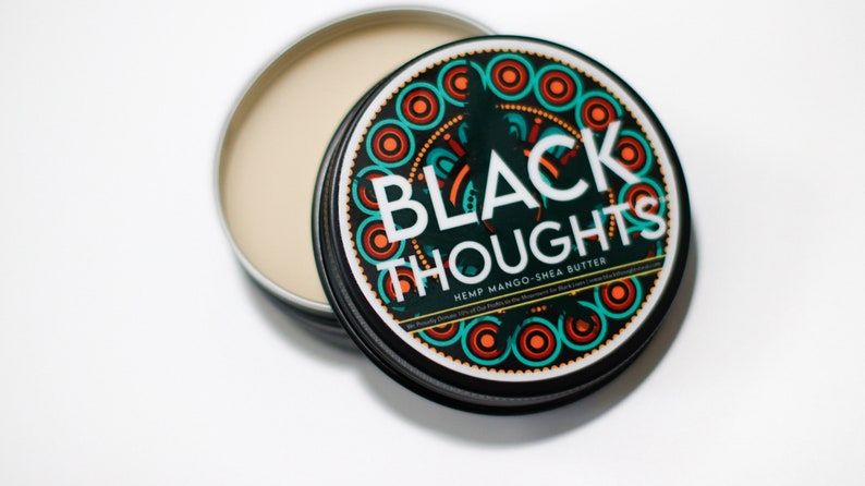 Black Thoughts' Hemp Mango Shea Butter image 1