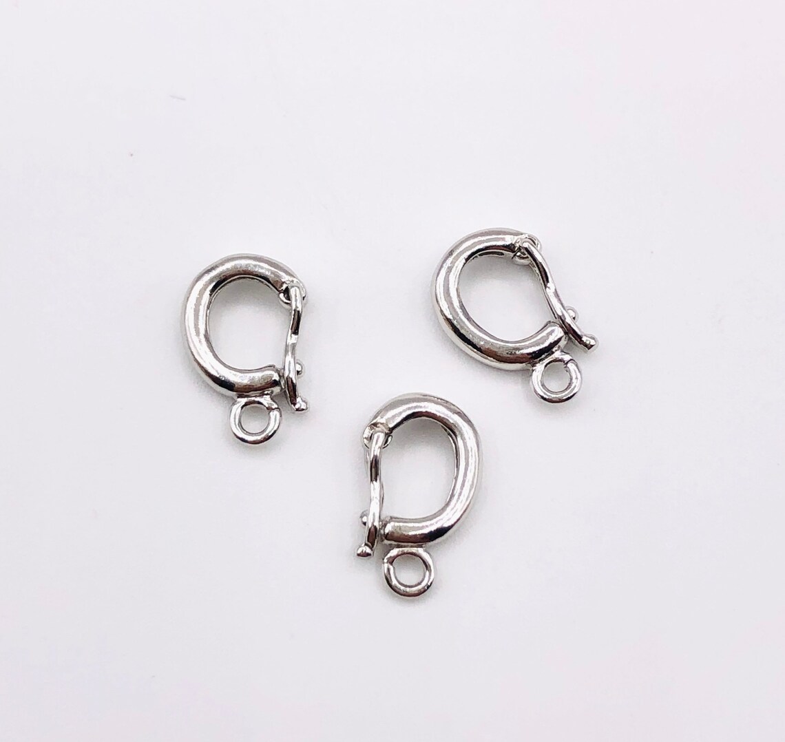 1pcs 925 Sterling Silver Pearl Enhancer Clip on Pendant Etsy