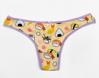 Tanga Anime Comida Asiática Kawaii Ramen Sushi