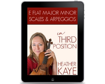 E Flat Major/Minor Scales and Apreggios in Third Position