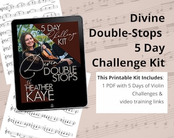 Violin Lessons & Tutorials: Divine Doublestops 5 Day Challenge Kit