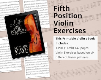 Violin Sheet Music: Master Fifth Position with Finger Patterns