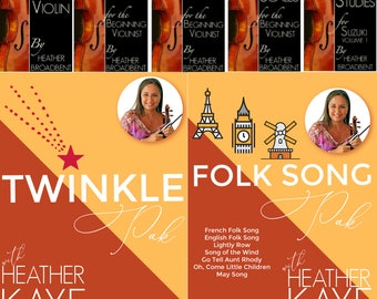 Paquete de libros para violinistas principiantes