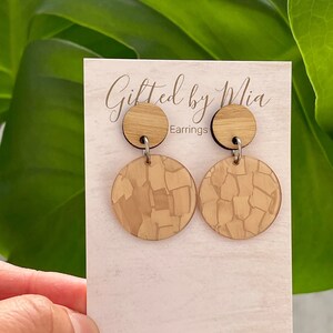 Boho Earrings | Resin Earrings | Statement Earrings | Unique Jewelry | Modern Earrings | minimalist earrings | Hypoallergenic Earrings