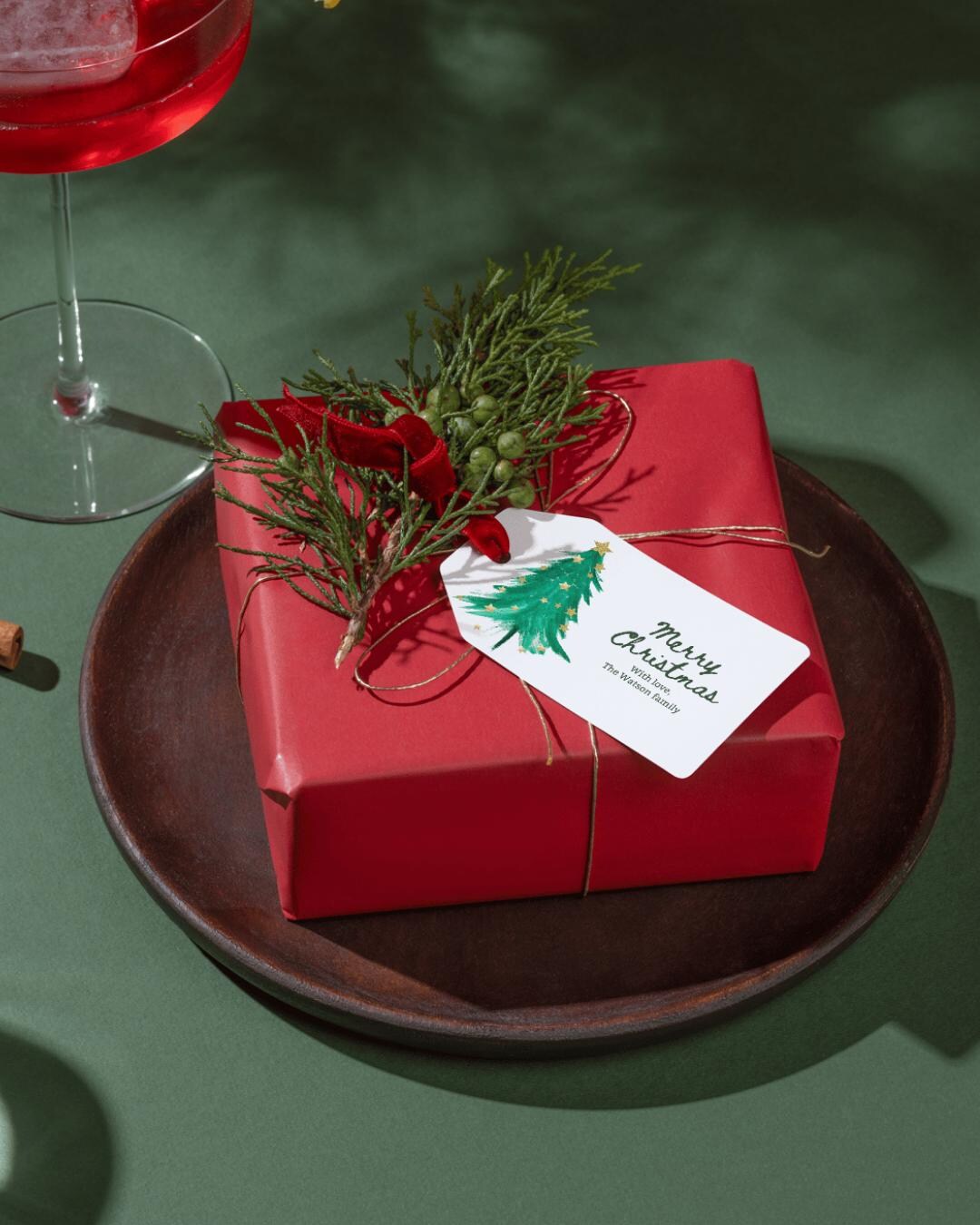 HOLIDAY 2025 Collection Christmas Tree Gift Tag Fully Customizable ...