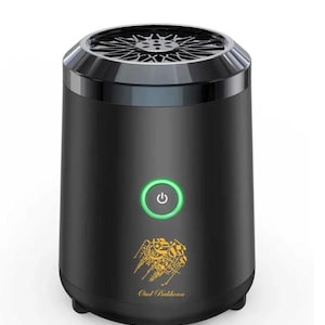 Queimador de incenso de metal de luxo para escritório e carro para relaxamento e meditação