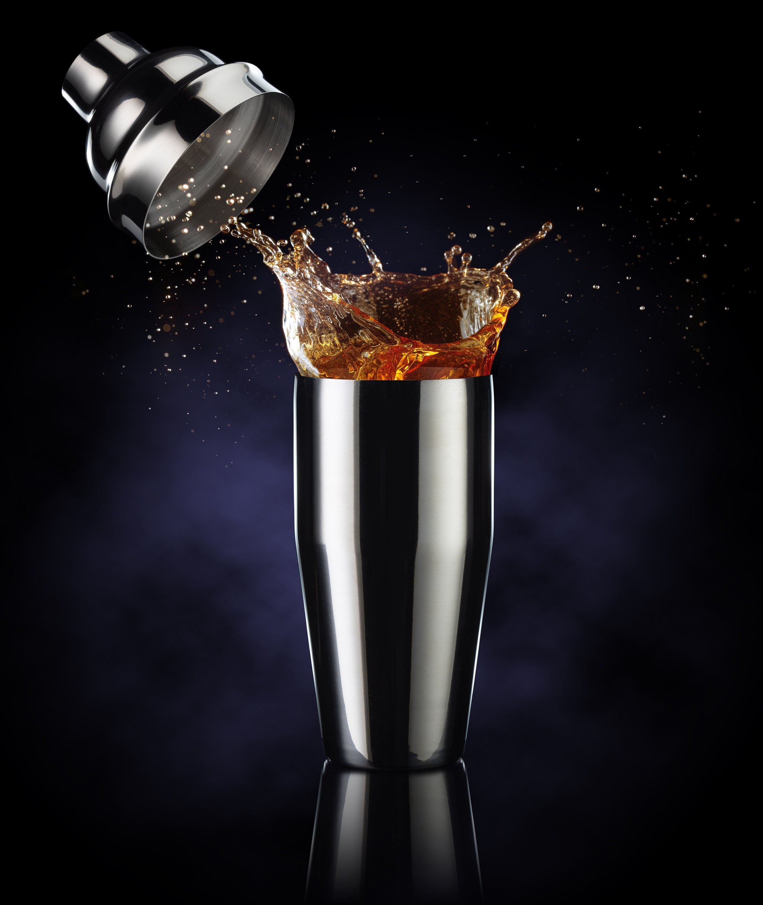 Cocktail Mixology Shaker Set Black Gun Metal - 16-Piece Bartender