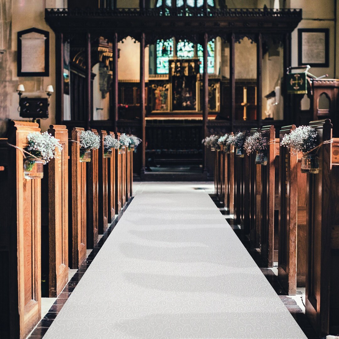 Versatile White Wedding Aisle Runner 3x100 Feet Easy Setup Etsy