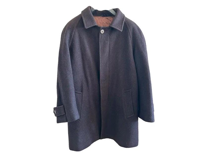 ジャケット・アウター Vintage Yves Saint Laurent wool coat Yves Saint Laurent | Vintage Wool Coat | 1980s | Electric
