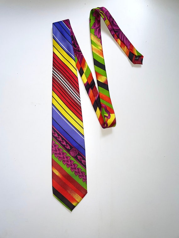 Rare Vintage Gianni Versace Pure Silk Tie, Neckti… - image 1