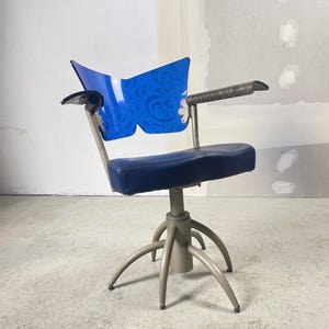 Borek Sipek Maletius Chair from Maletik Collection, Maletti Italy 1980s 1990s, Postmodern Design, Postmodern Chair, Memphis Design