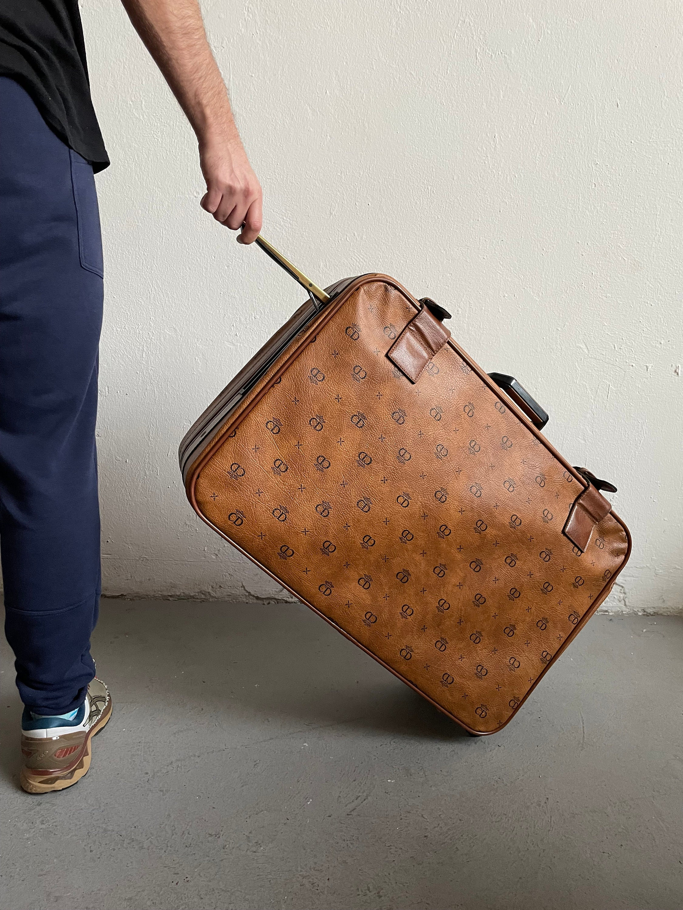 Rare Vintage LOUIS VUITTON Train Case Keepall Carry On Luxury Designer  Luggage