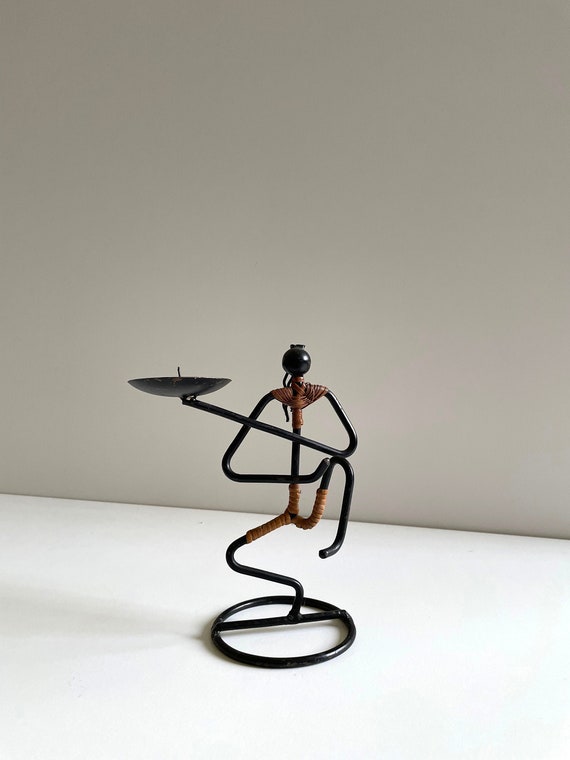 1960年代 デンマーク ビンテージ キャンドルホルダー ウォールナット