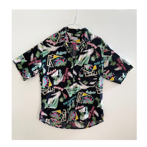 Vintage Hawaiian Shirt, 100% Cotton, Size M