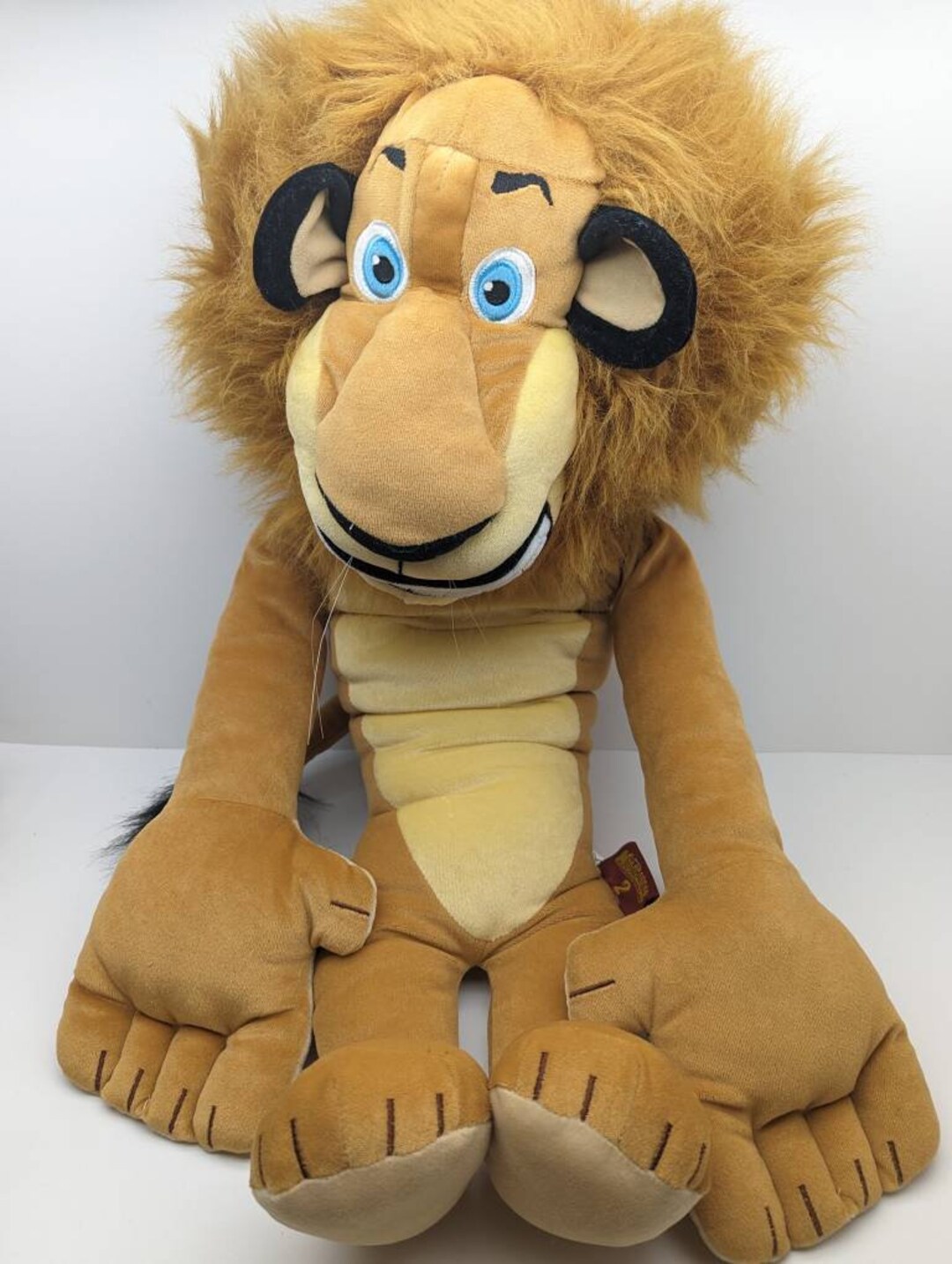 Alex Madagascar Plush Toy Large Etsy