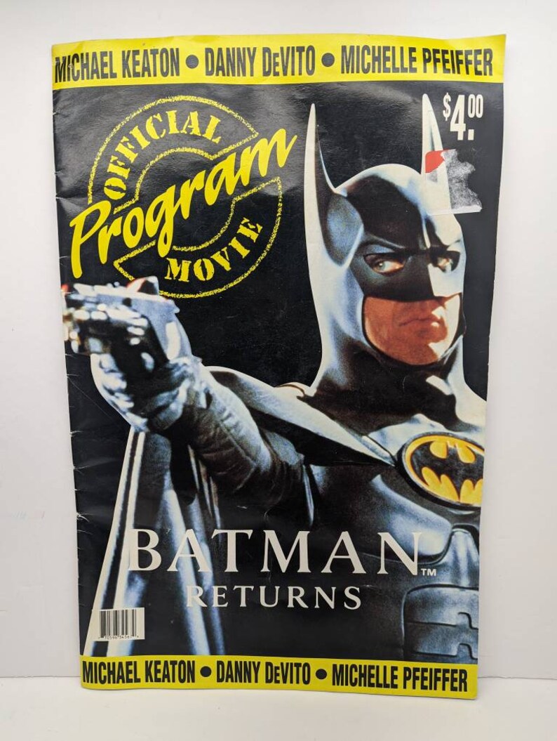 Buy Batman Returns Movie Official Program Magazine Online in India - Etsy