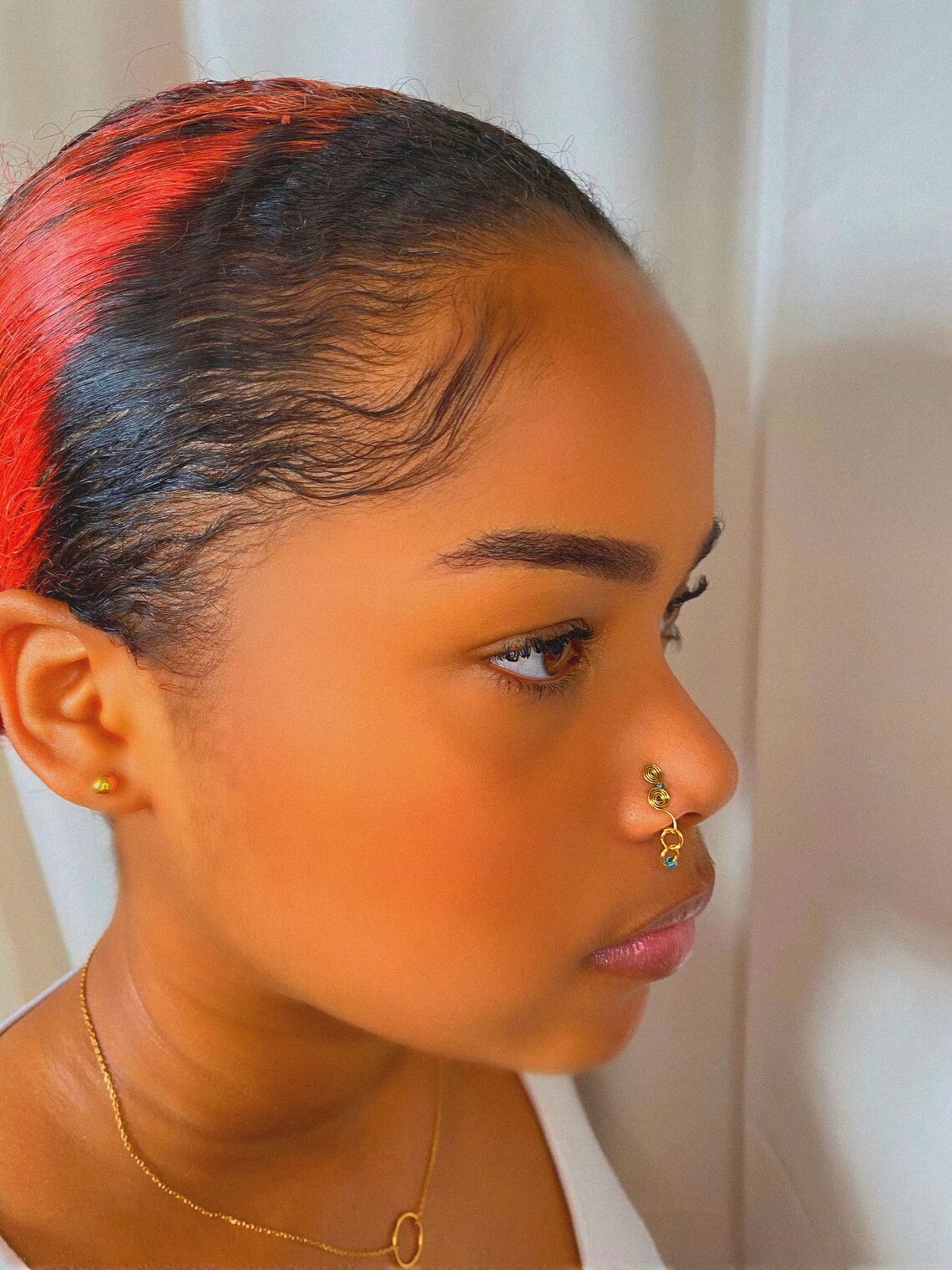 Egyptian Pearl Piercing Etsy