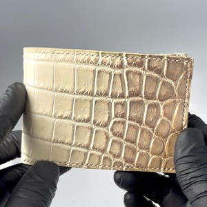 Portefeuille d'identité pour hommes à deux volets Himalaya, véritable porte-monnaie exotique