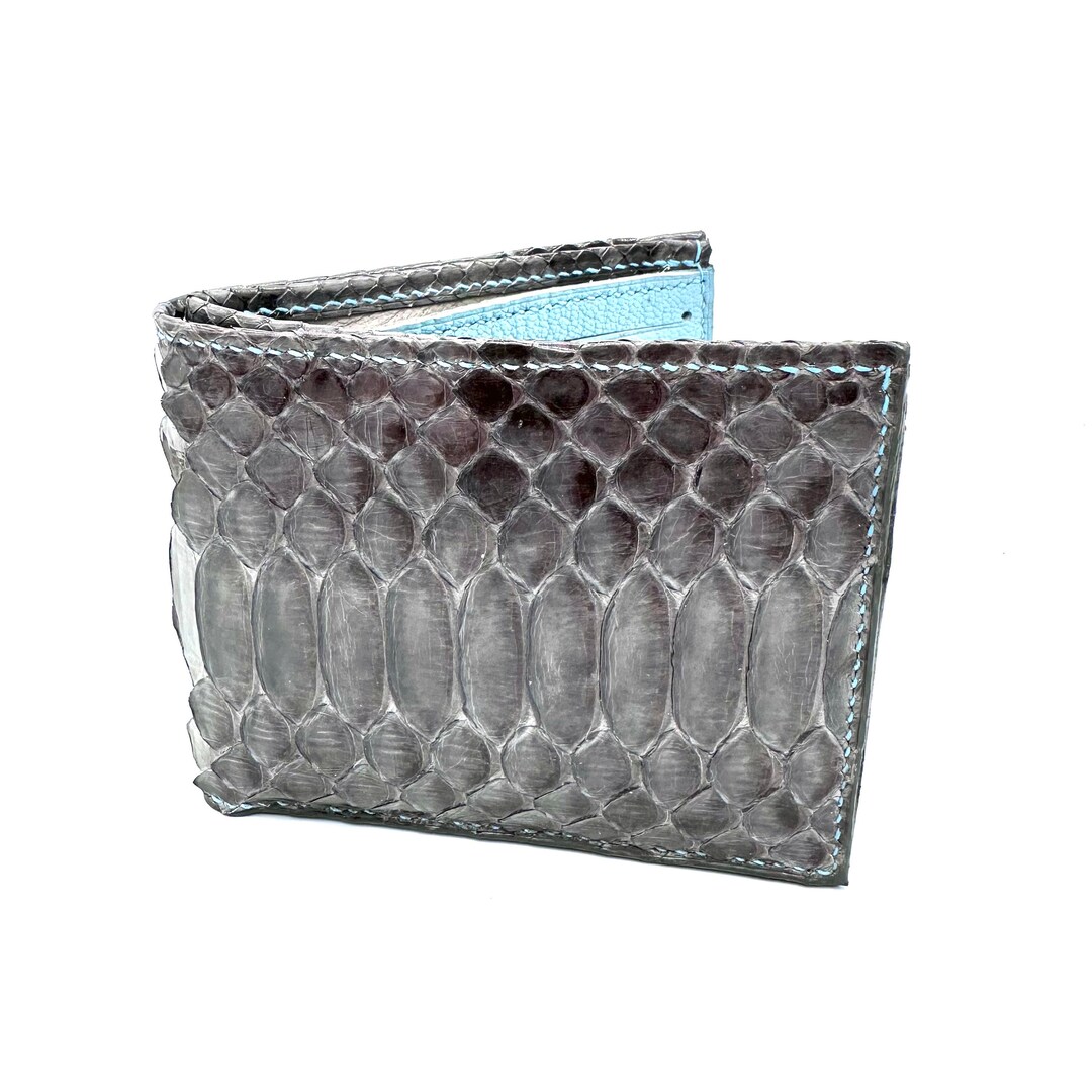 Python Wallet, Python Skin Wallet, Billfold, Gifts for Men, Python Card ...