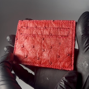 Cartera con forma de avestruz