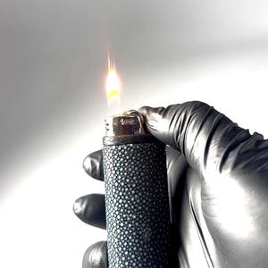 stingray leather lighter case