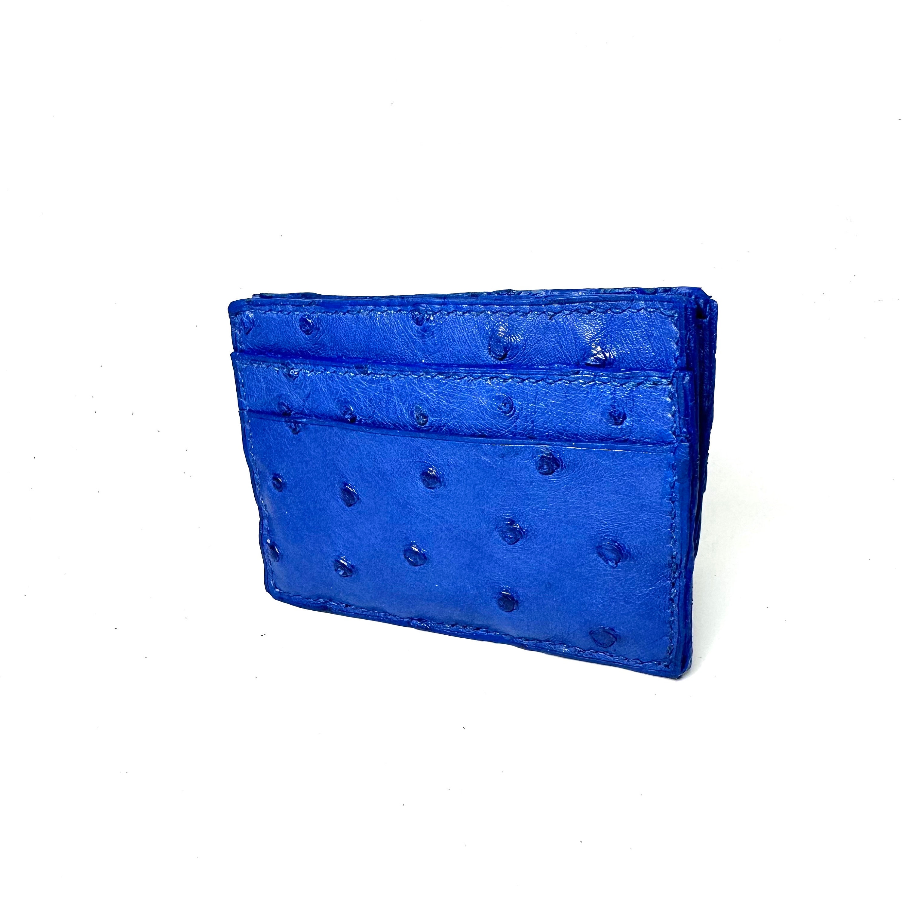 Buy Ostrich Leather Card Holder Online in India 
