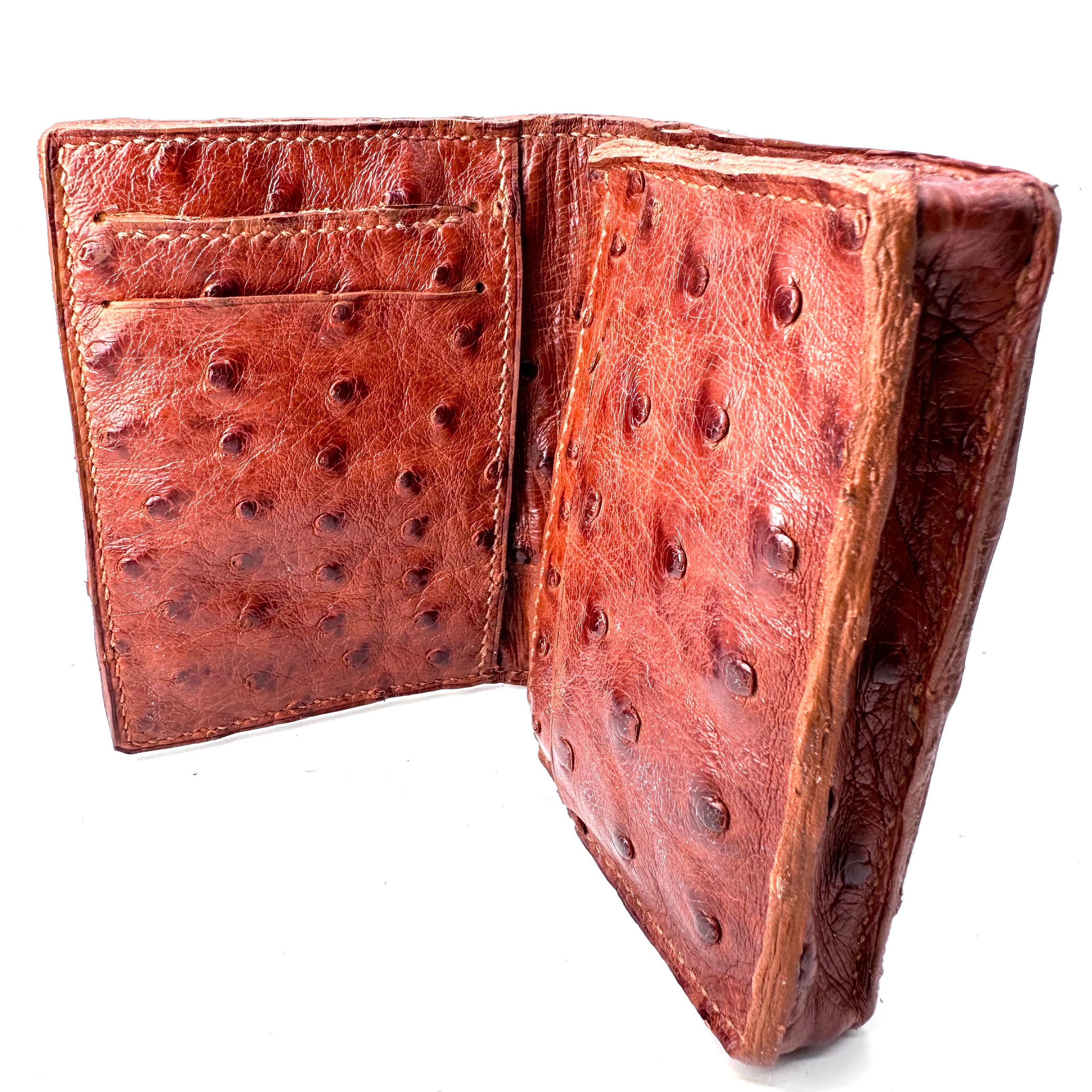 Buy Genuine Ostrich Business Card Holder-red Online in India 