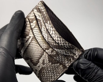 Florida python evasive species cardholder wallet