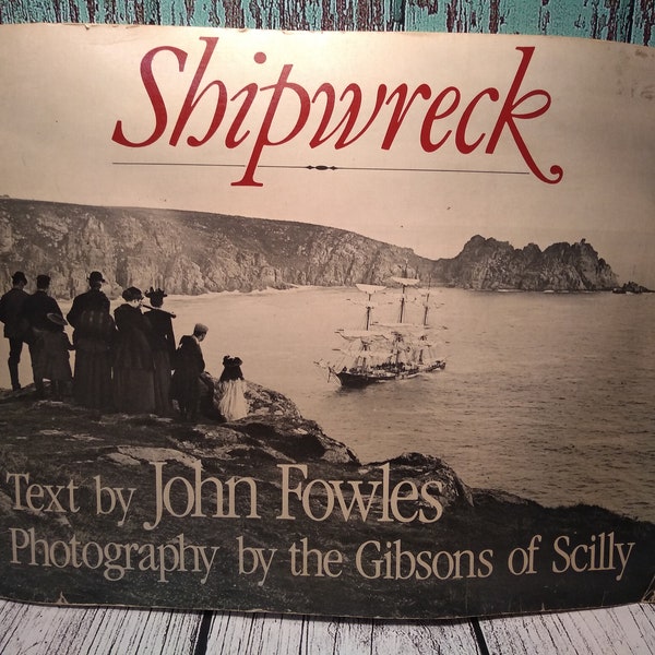 Shipwreck John Fowles Gibsons Of Scilly Livre de poche 1975 Première édition USA