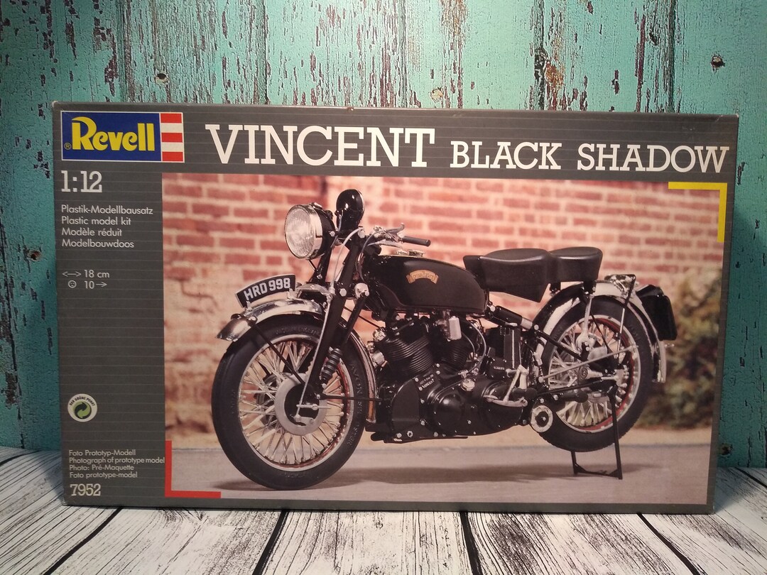 Revell Vincent Black Shadow 112 Model Motorcycle Kit 7952 New Etsy