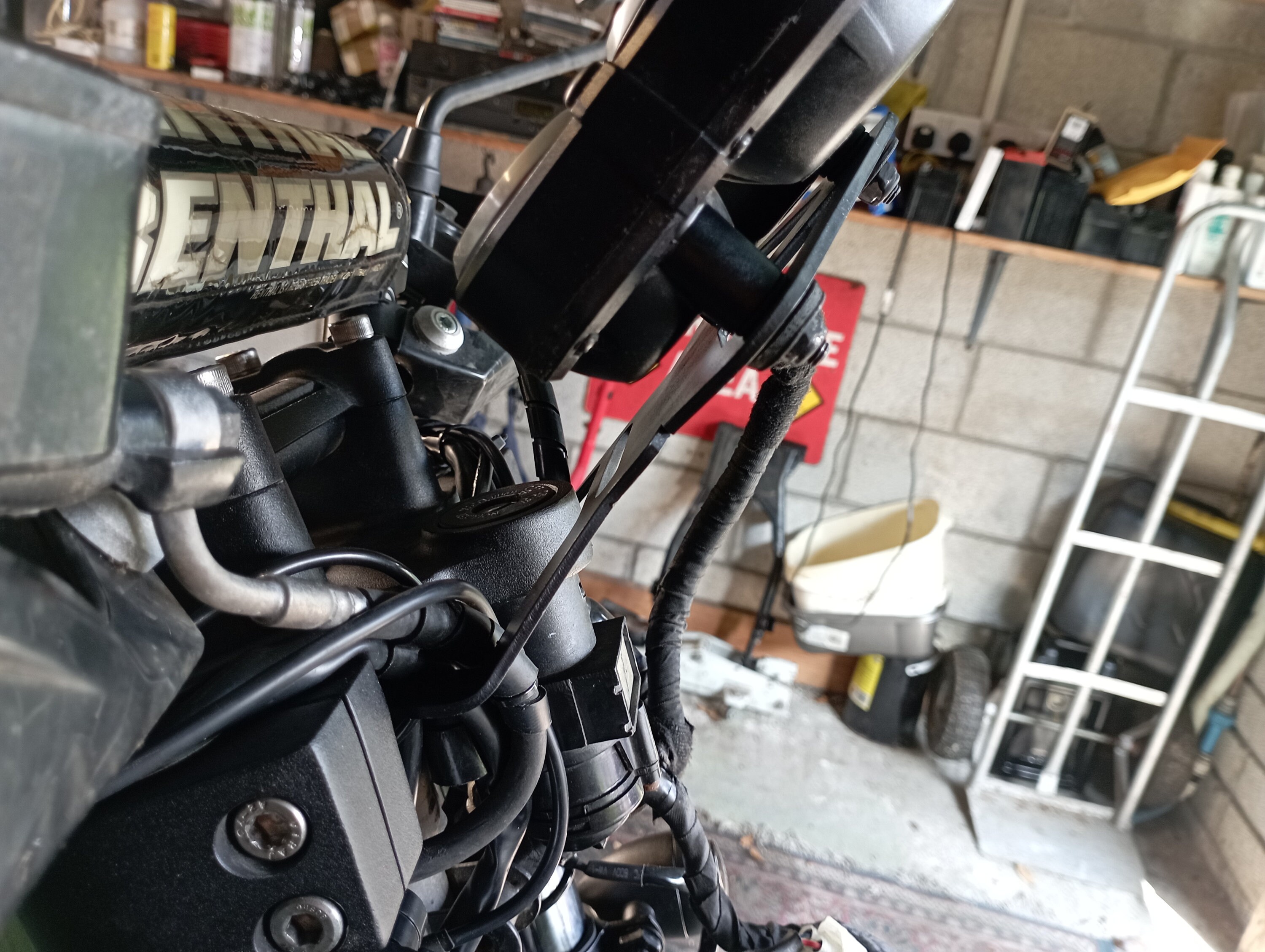 Royal Enfield Himalayan Instrument Cluster Clocks Custom Bracket 3mm