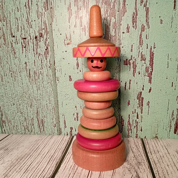 Wooden Stacking Toys Etsy