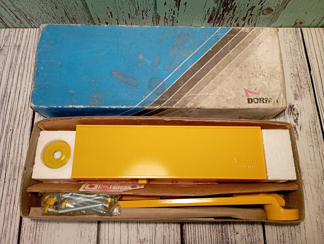 Vintage 1980s DORMA TS73 Door Closer Kit Yellow Finish Brand Etsy