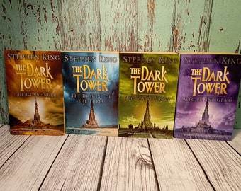 Stephen King the Dark Tower volume 1, 2, 3 & 4 Vintage Paperback Books Bundle 2003