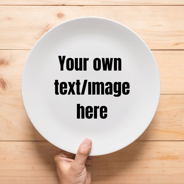 Custom Dinner Plates Etsy