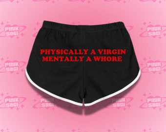 Funny Saying Booty Shorts: Gym Athletic Shorts
