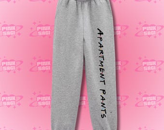 Friends Apartment Pants  Cotton-Blend  Grey Jogger