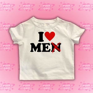 I Heart Me Crop Top: Trendy Y2K Baby Tee