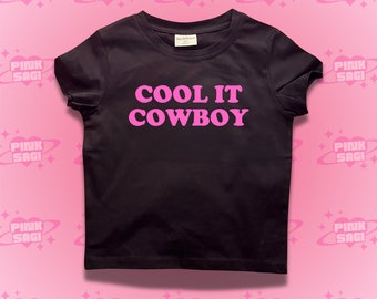 Top vaquero corto Cool It, camisa moderna Y2K