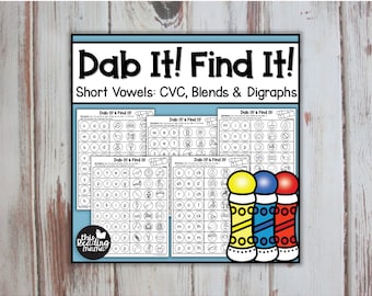 Dab it, Find It Blending Pages