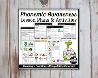 Phonemic Awareness Lesson Plans & Activities