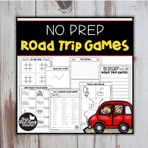No Prep Road Trip Games