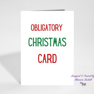 Funny Christmas Card, Funny 5x7 Holiday Card, Christmas Card for Friend, Funny Xmas Card, Christmas Card, Holiday Card See more!