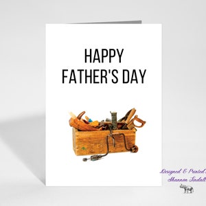 5x7 Father's Day Card, Mr.Fix it Card, Tool Box, Card for Dad, Card for Friend, Step Dad Card, Uncle Card, Papa Card, See More...