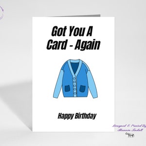 Carte d'anniversaire drôle de 5 x 7, cartes d'anniversaire, carte de voeux drôle, carte d'anniversaire drôle pour elle, cartes d'anniversaire, tu m'as manqué, voir plus !