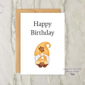 5 x 7 cartes tu me manques, carte de gnome, carte d'ami, carte d'automne, carte d'automne, carte pour tante, carte pour frère, je pense à vous, voir plus !